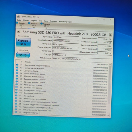 almaty-prodam-cena-55000-ssd-m2-samsung-980-pro-2tb-pcie-40-69005000-mbs-narabotka-100-dnei-big-0