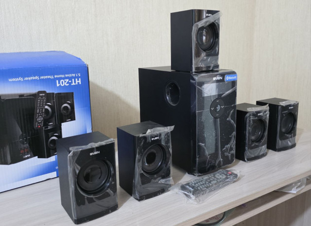 prodam-astana-sven-ht-201-51-podkliucenie-bluetooth-aux-usb-sd-novye-polnyi-komplekt-pultprovo-big-0