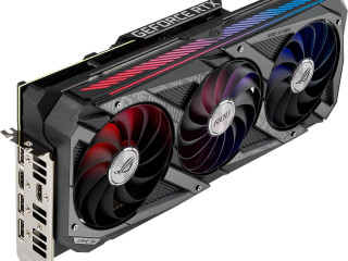 rtx-3070-asus-rog-strix-v-xorosem-sostoianii-obsluzena-v-furmarke-v-malenkom-korpuse-bez-vinta-na