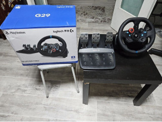 prodam-igrovoi-rul-logitech-g29-sovmestimyi-s-pk-ili-play-station-4-5-novyi-pocti-ne-polzovalis