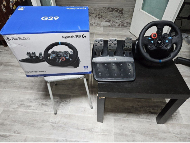 prodam-igrovoi-rul-logitech-g29-sovmestimyi-s-pk-ili-play-station-4-5-novyi-pocti-ne-polzovalis-big-0