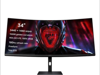 prodam-monitor-monitor-34-xiaomi-curved-gaming-monitor-g34wqi-cernyi-sostoianie-idealnoe-nozku-ne