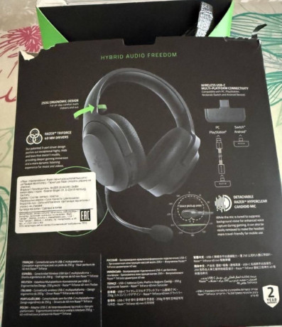 prodam-razer-barracuda-cernyi-cena-dogovornaia-sostoianie-idealnoe-almaty-big-1