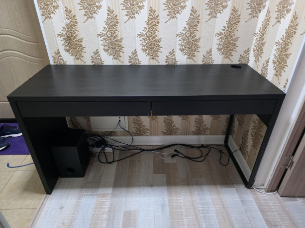 prodam-astana-stol-ikea-micke-v-xorosem-sostoianii-cernyi-1425075-otdam-za-25000-tg-okoncatel-big-0